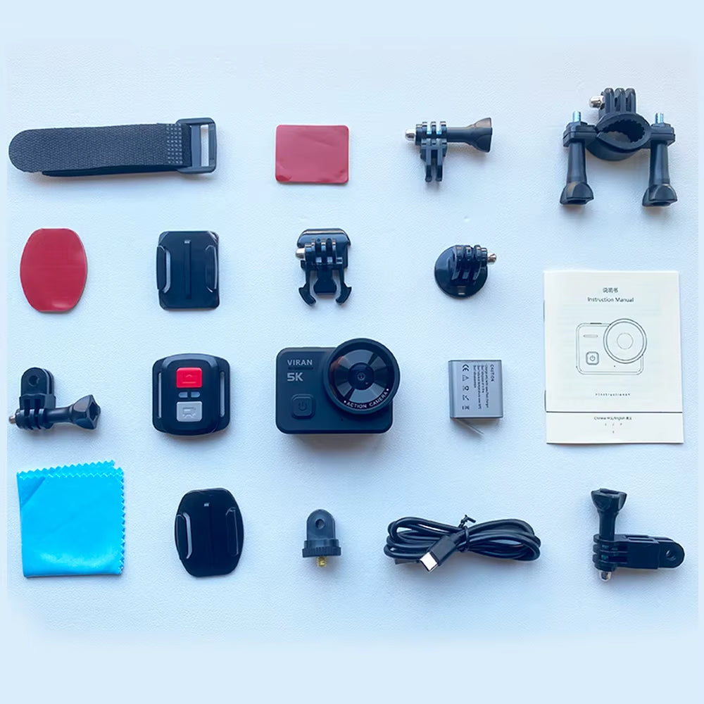 Action Camera 4K Bicycle Camera Electronic Stabilizer Action Cam Wifi 5K Sport Camera Helmet Video Recording Cameras for Go Pro