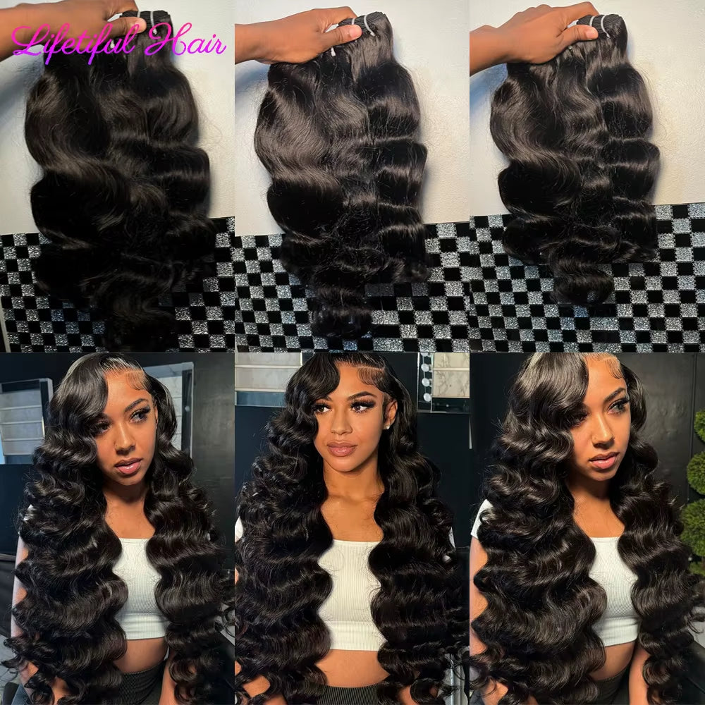 15A Double Drawn Hair Bundles Body Wave Vietnamese Raw Hair Bundles Human Hair Extensions 20 22 24 Inch Tissage Humain Hair