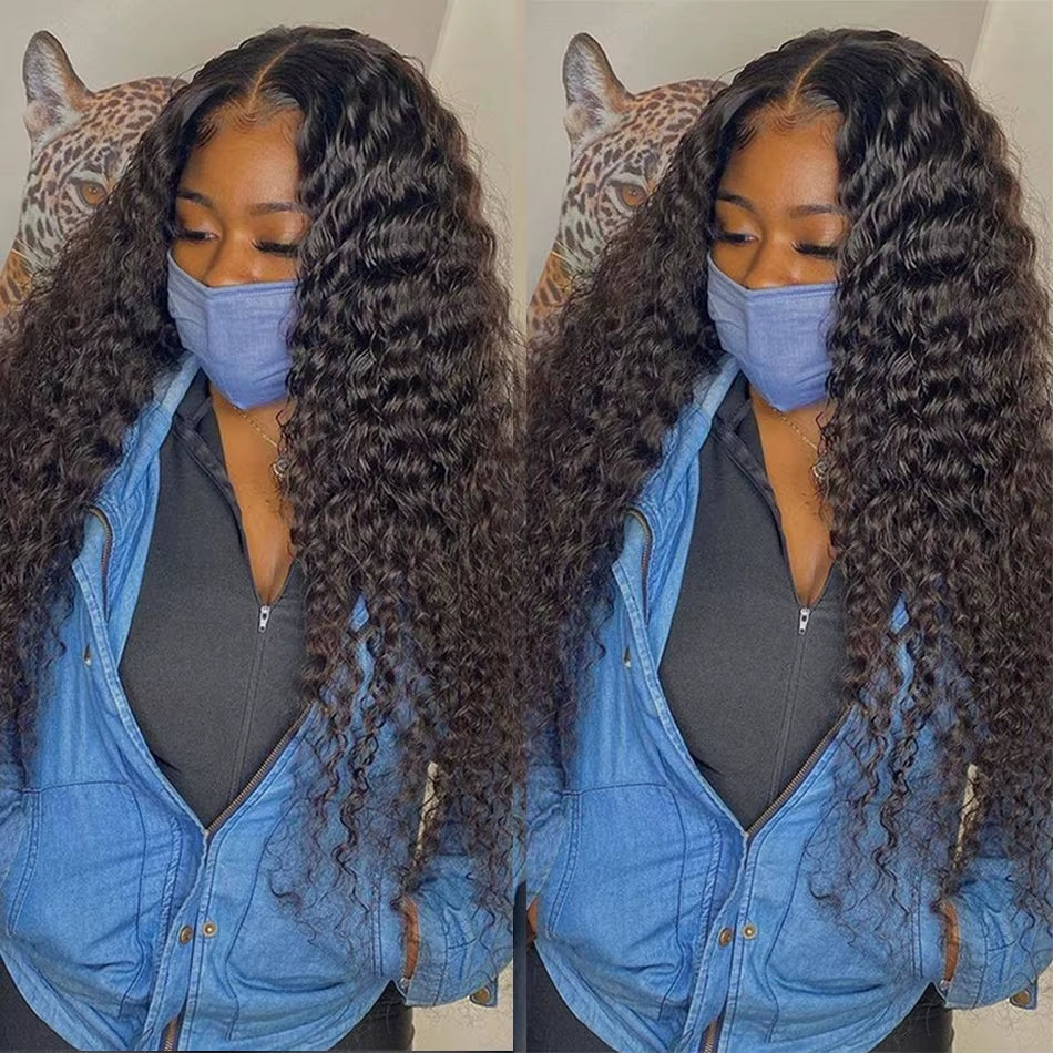 100% Unprocessed Malaysian Remy Human Hair Weave Extensions Curly Deep Wave Hair Bundles Cheveux Humain 12A Water Wave Bundles