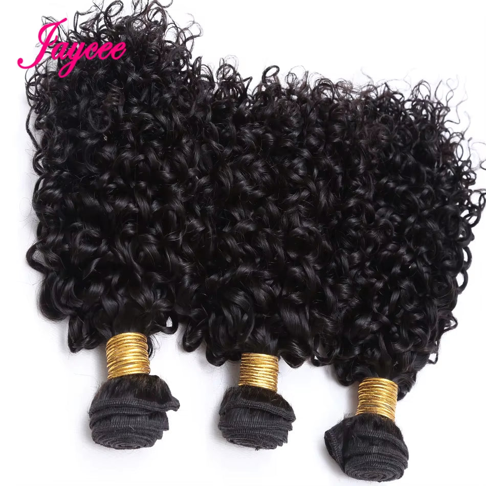 15A Mongolian Kinky Curly Hair Extensions 1/3 Bundles Deal Human Hair Weave Tissage Cheveux Humain Hair Extensions 100G/Pc
