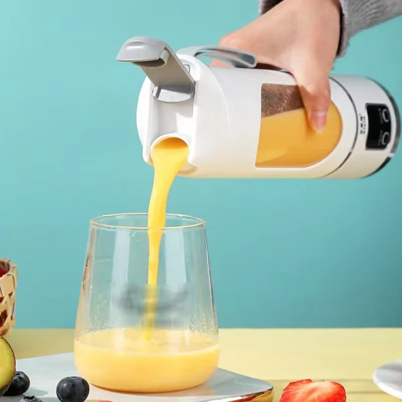 450Ml Portable Electric Juicer USB Charging Mini Juicer Fruit Mixer Electric Handheld Juicer for Home Shakes and Smoothies Mixer