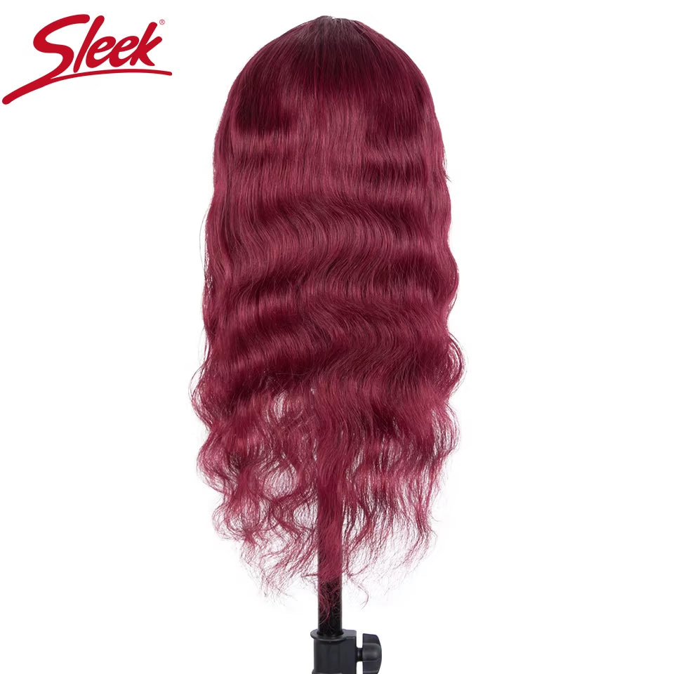 Human Hair Wigs for Women Bob Wig with Bangs Pink Colored Human Hair Wigs Blonde Brazilian Hair Wigs Body Wave Short Wigs