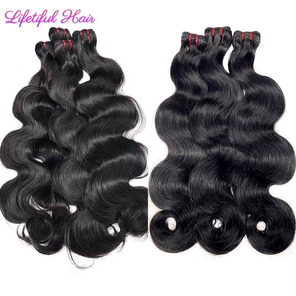 15A Double Drawn Hair Bundles Body Wave Vietnamese Raw Hair Bundles Human Hair Extensions 20 22 24 Inch Tissage Humain Hair