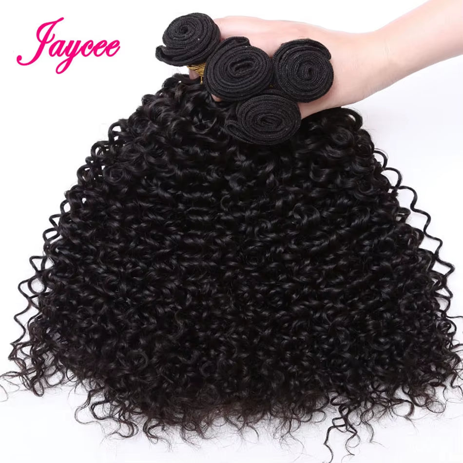 15A Mongolian Kinky Curly Hair Extensions 1/3 Bundles Deal Human Hair Weave Tissage Cheveux Humain Hair Extensions 100G/Pc